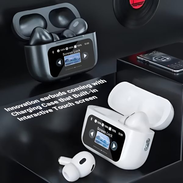 A9 Pro Airpods Pro | Screen Airpods A9 Pro Lcd Earbuds (white )